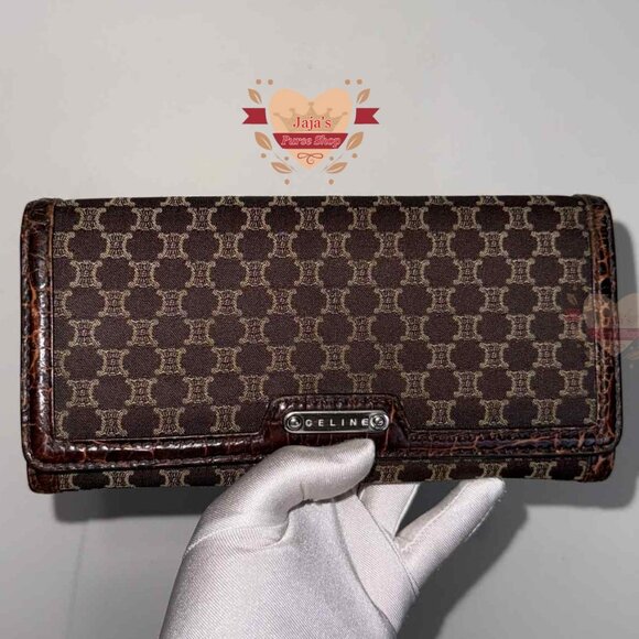 🤎Celine Macadam Canvas & Leather Bag & Wallet-SET🤎 - Picture 13 of 17